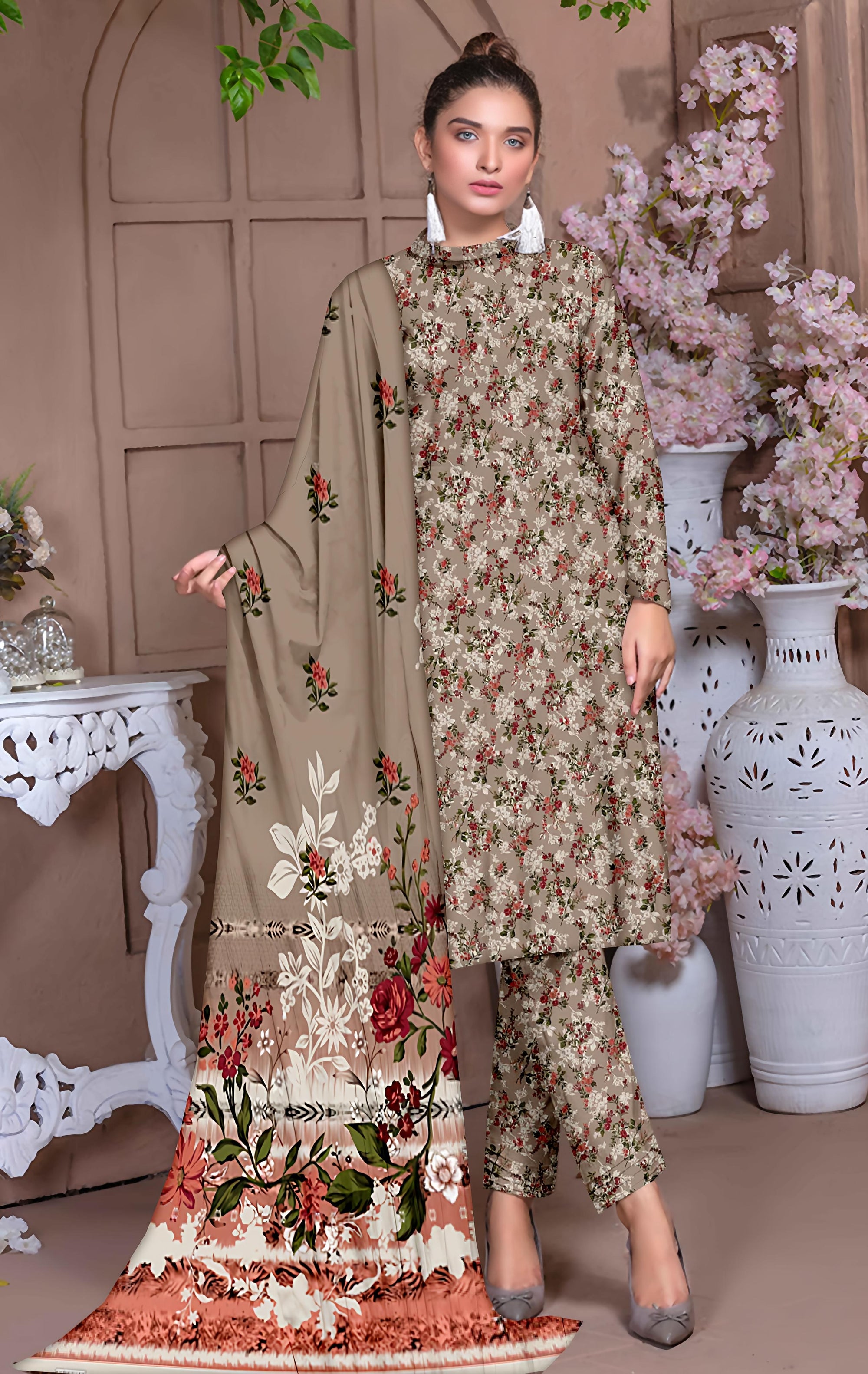 PRINTED LAWN SAPPHIRE COLLECTION 3pc UNSTICHED SP03