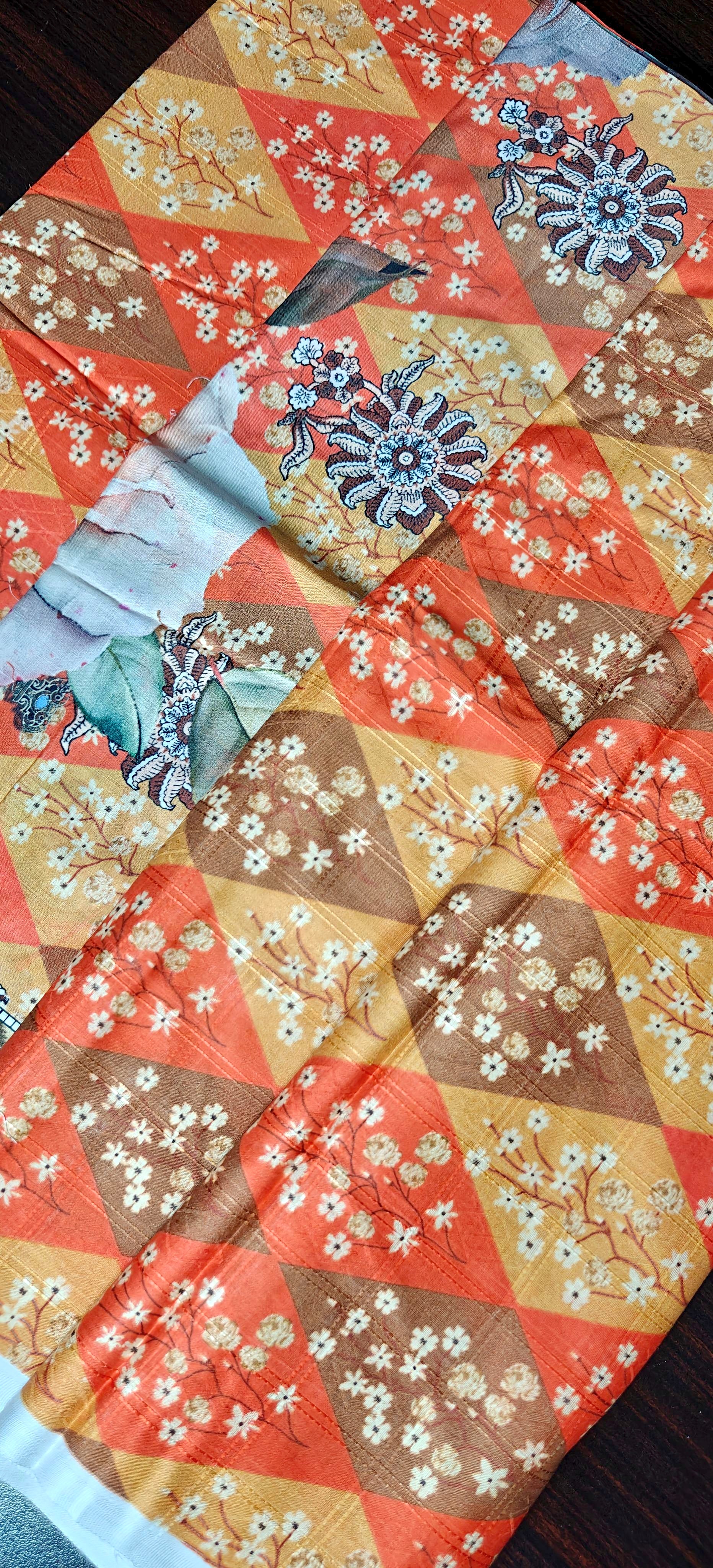 YASHFA NOOR PRINTED LAWN DABI JACQUARD ALLOVER STYLE COLLECTION (3D BANA DORA ) 3PC UNSTICHED YDJ11