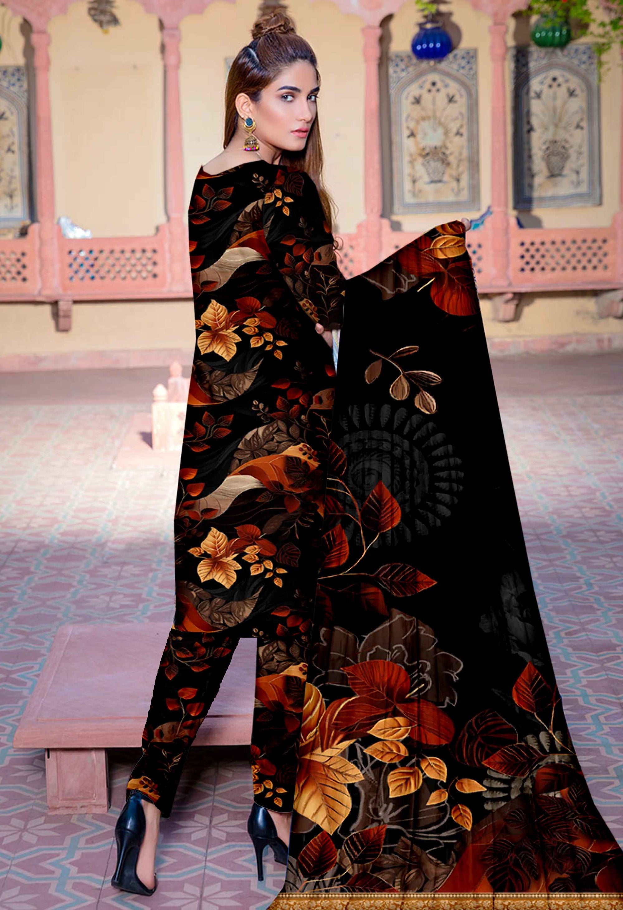 PRINTED LAWN MARIAB COLLECTION 3pc UNSTICHED MB112