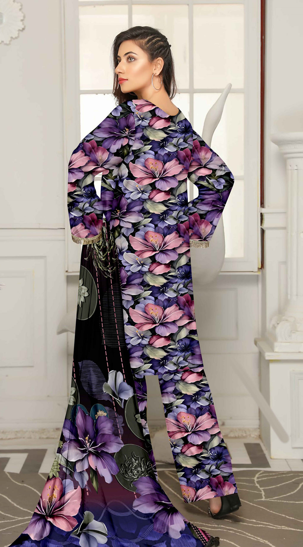 PRINTED LAWN MARIAB COLLECTION 3pc UNSTICHED MB113