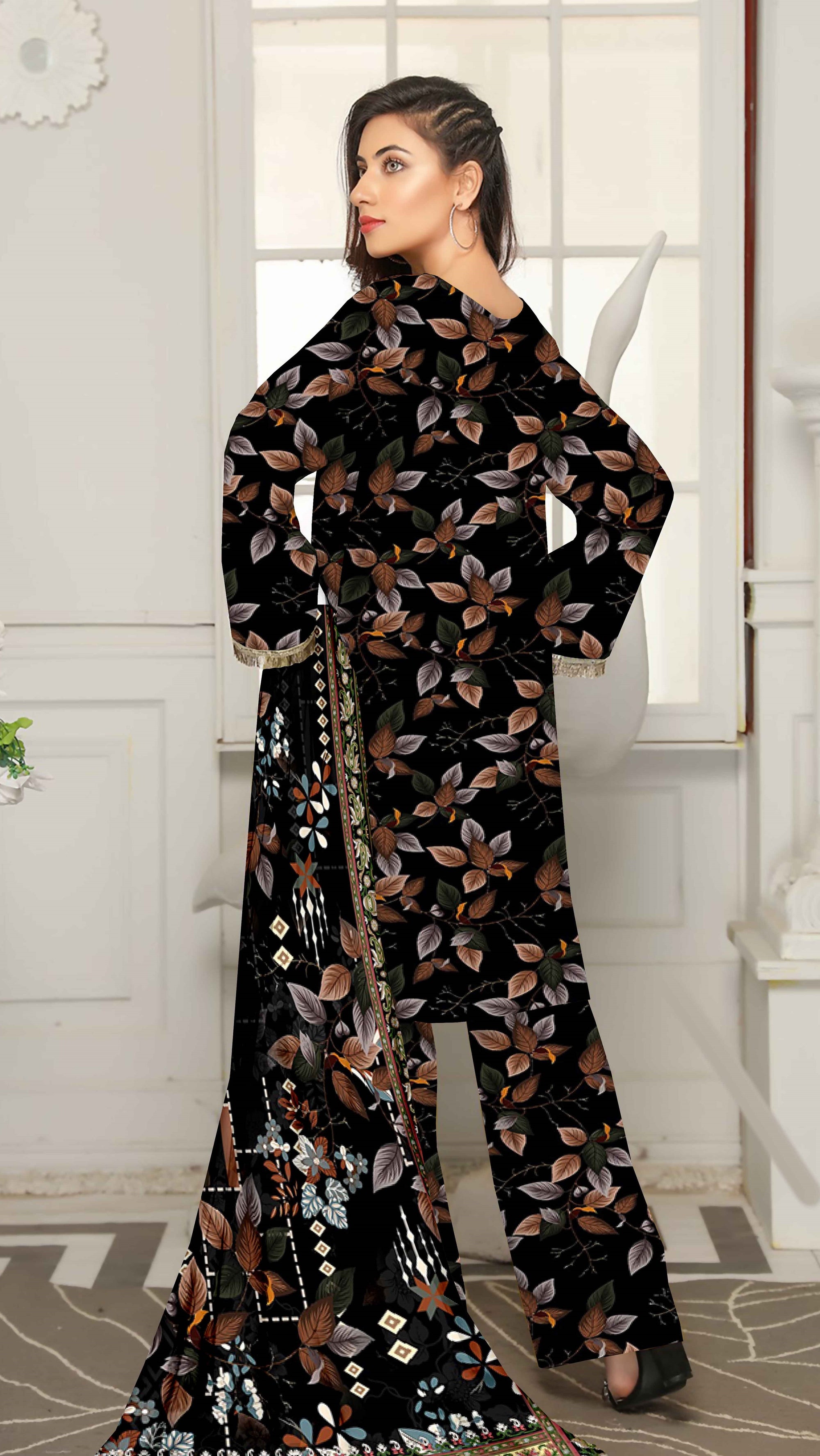 PRINTED LAWN MARIAB COLLECTION 3pc UNSTICHED MB114