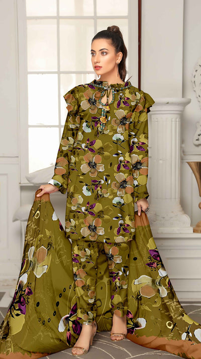 PRINTED LAWN MARIAB COLLECTION 3pc UNSTICHED MB116