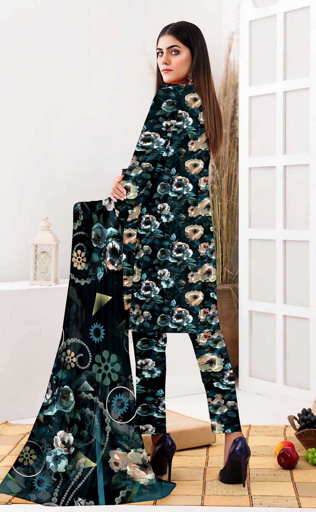 PRINTED LAWN MARIAB COLLECTION 3pc UNSTICHED MB118