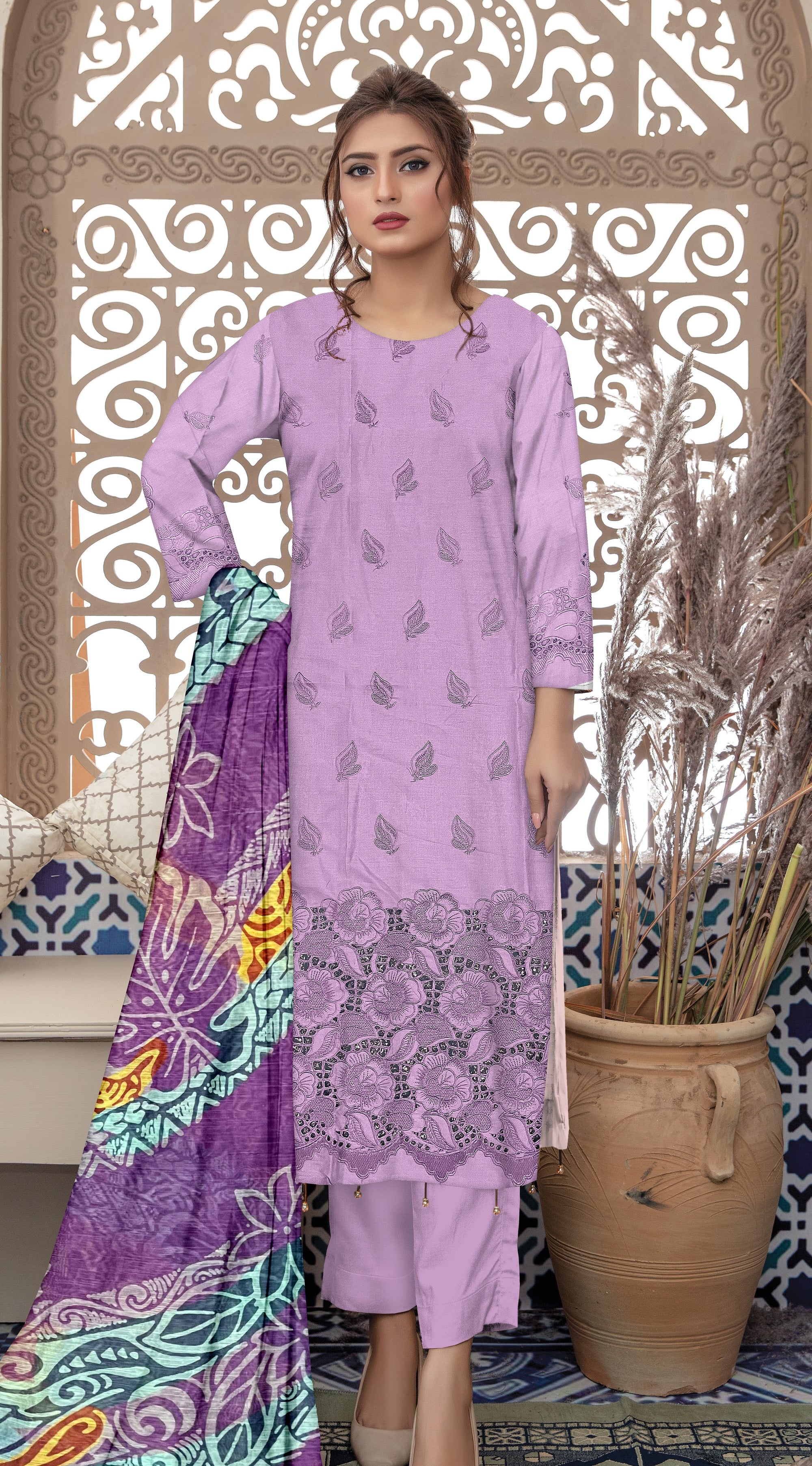 YASHFA NOOR CHIKANKARI COLLECTION 2025 SALE CK04