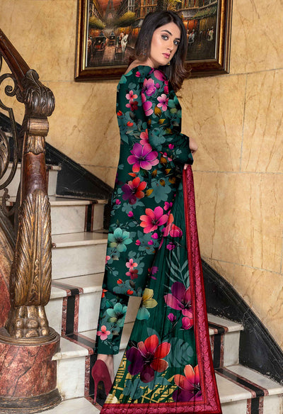 PRINTED LAWN MARIAB COLLECTION 3pc UNSTICHED MB108