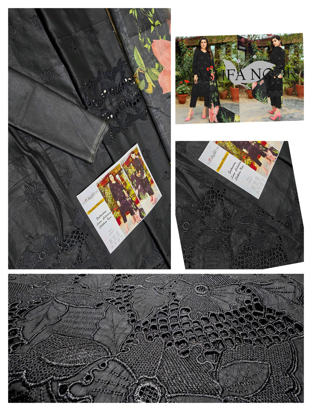 YASHFA NOOR CHIKANKARI COLLECTION 2025 SALE CK07