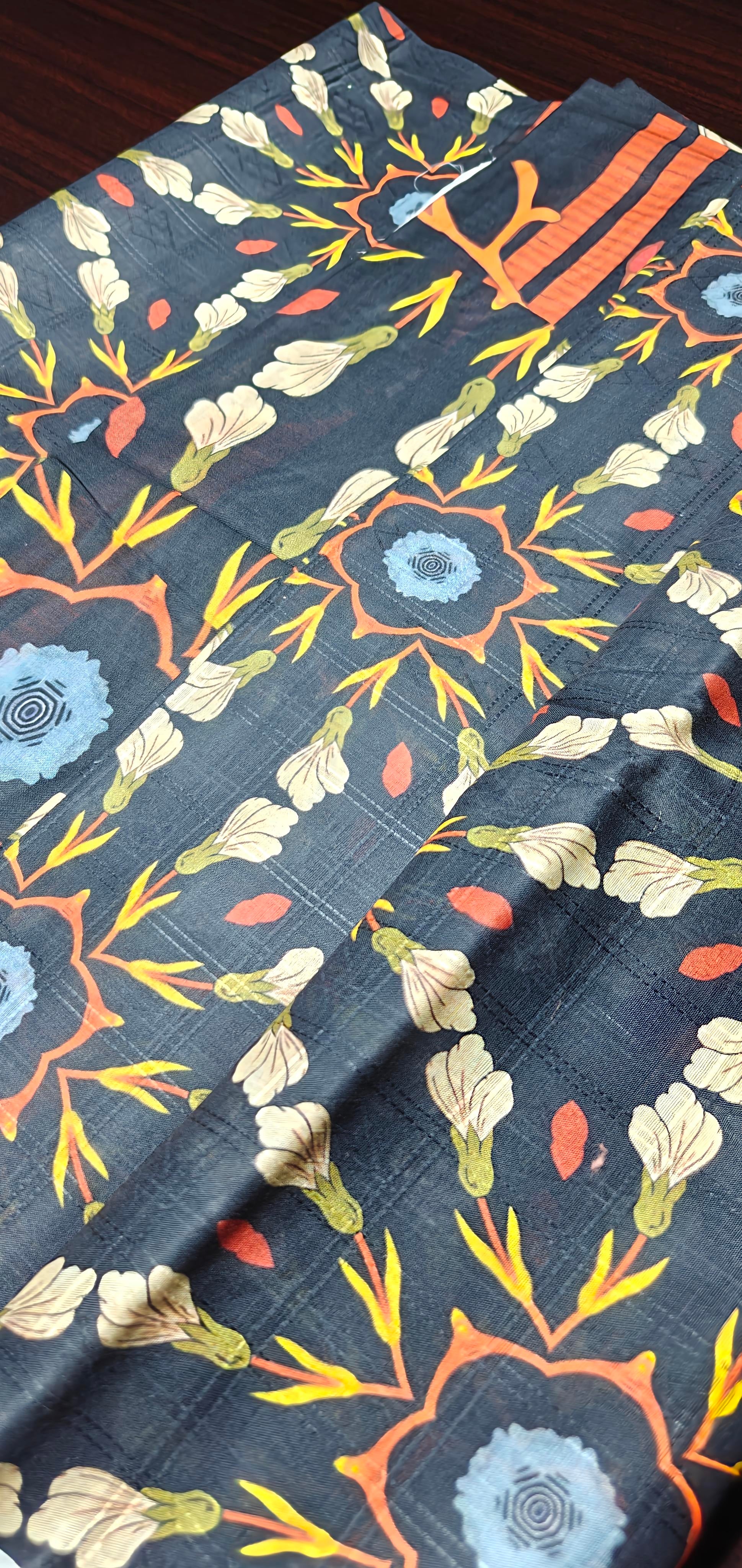 YASHFA NOOR PRINTED LAWN DABI JACQUARD ALLOVER STYLE COLLECTION (3D BANA DORA ) 3PC UNSTICHED YDJ19