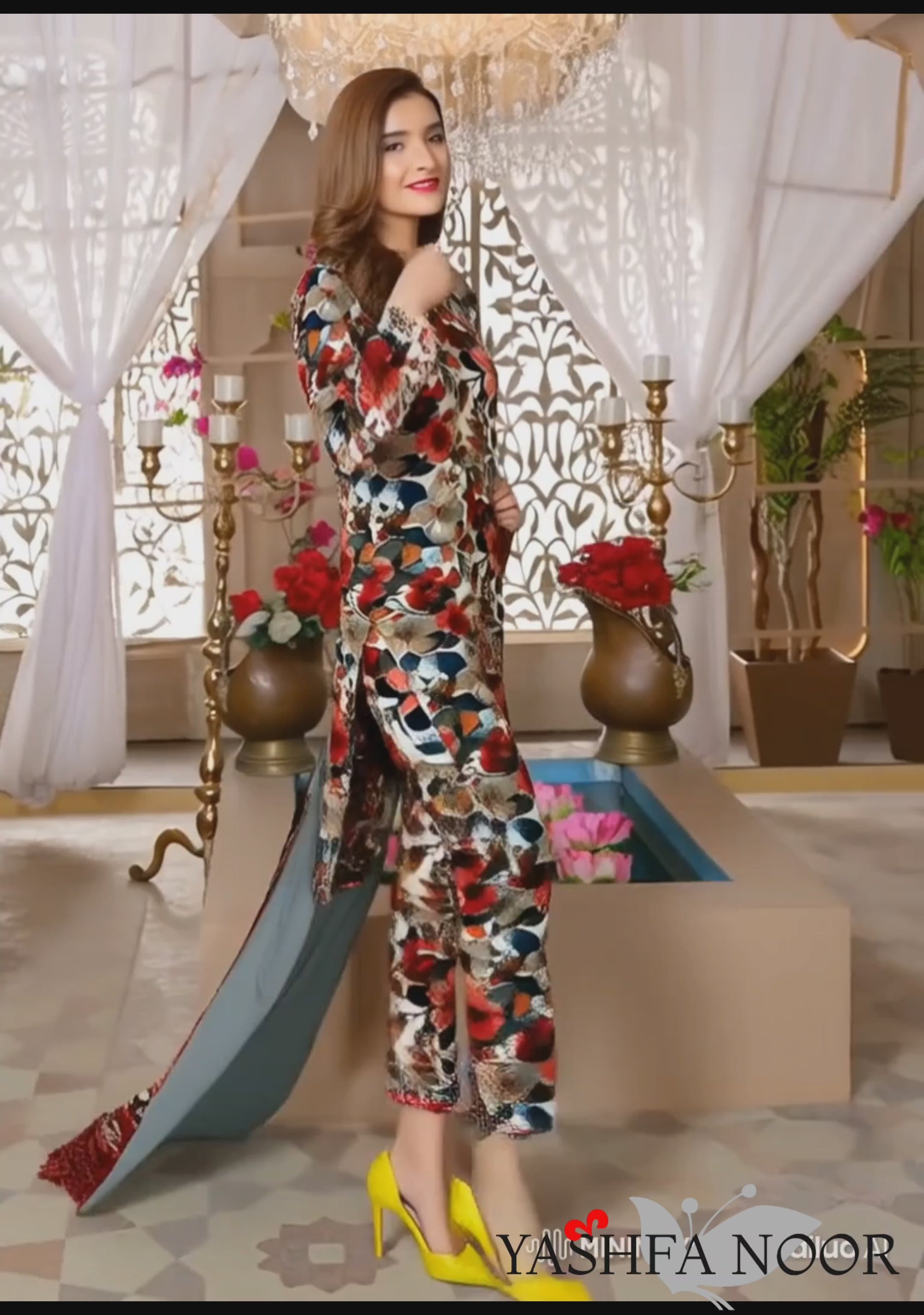 PRINTED LAWN BAROQUE COLLECTION 3pc UNSTICHED BP09