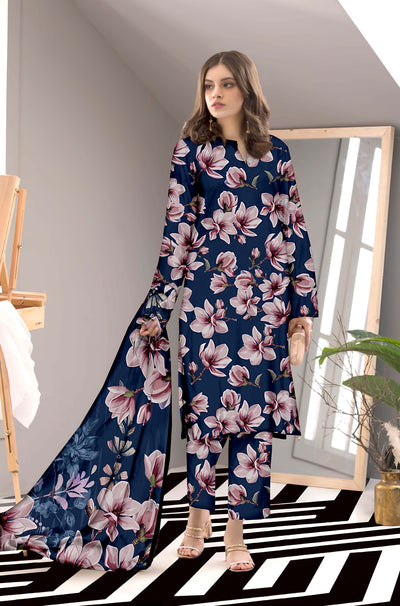 PRINTED LAWN BAROQUE COLLECTION 3pc UNSTICHED BP01
